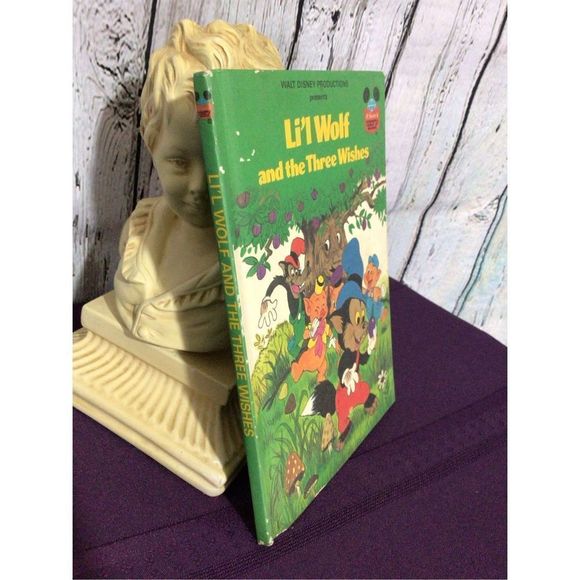 1984 Walt Disney’s Li’l Wolf and the Three Wishes Hardback - Picture 10 of 11